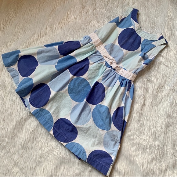 Mini Boden Other - Mini Boden blue dot dress